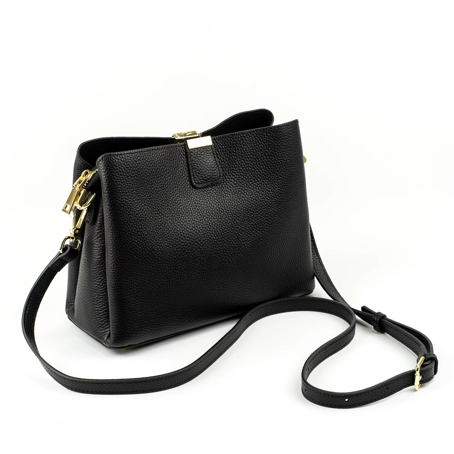 Sac en cuir véritable pour femmes, sac de luxe haut de gamme, nouveau Style, large sangle, polyvalen