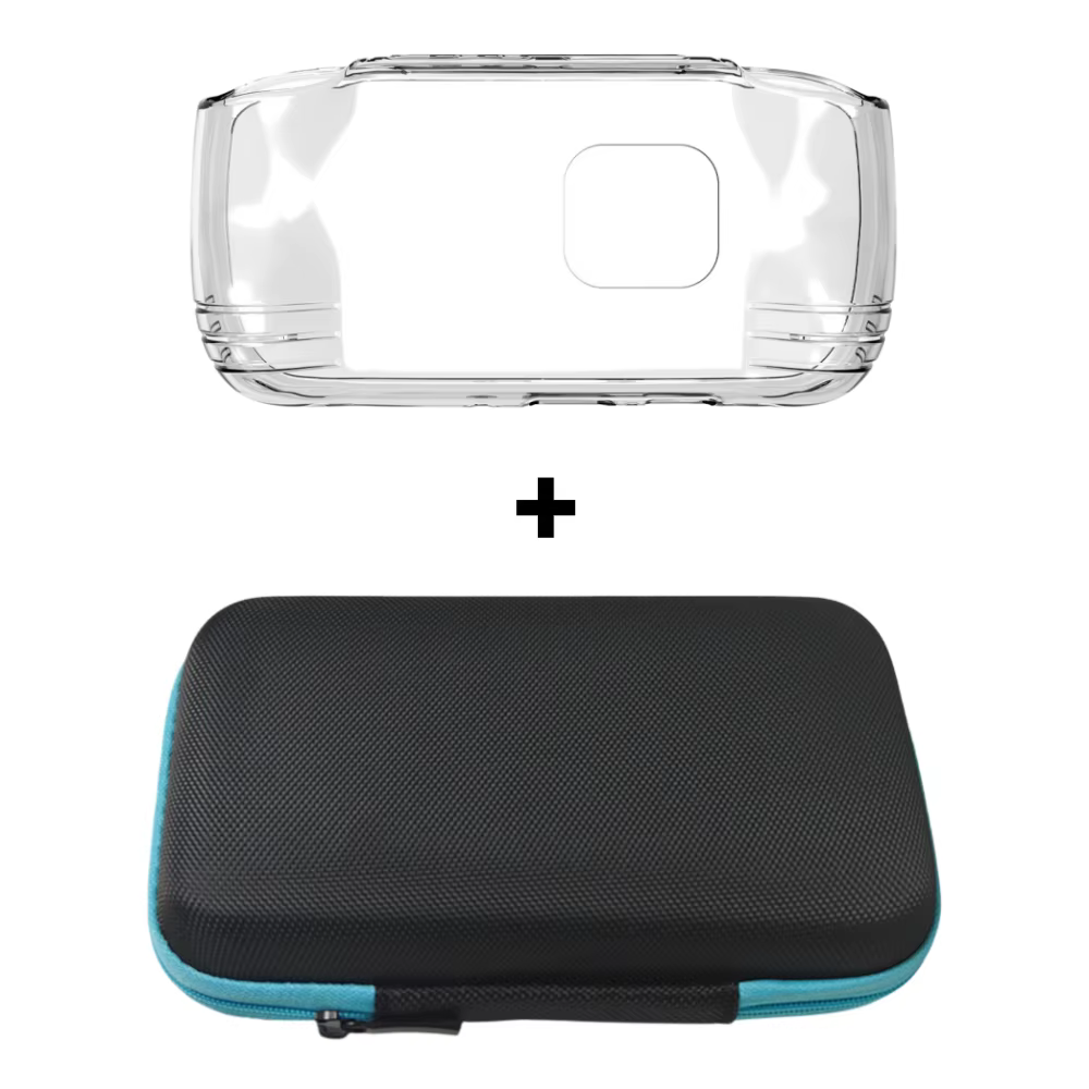 Kit de protection 2 en 1 pour AYANEO Pocket Air Mini, étui souple en TPU transparent avec sac de ran