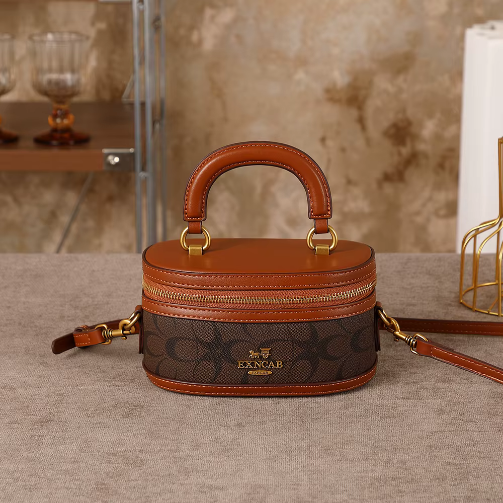 Sac à déjeuner de luxe léger au design de niche, sac seau tendance aux couleurs contrastées, nouveau