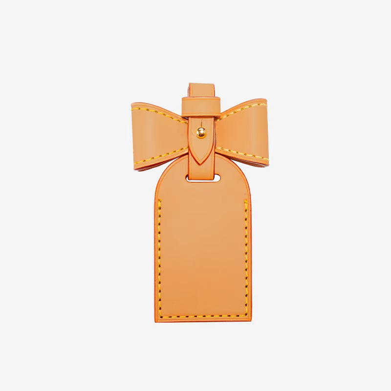 Breloque en cuir avec nœud pour sac pour femmes, cerise rapide 20, mode durable, fabrication exquise