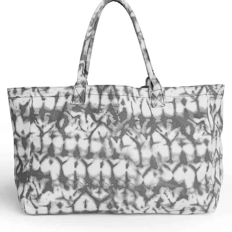 Sac de yoga unisexe en toile grande capacité, sac à bandoulière portable, tendance urbaine, sac de s