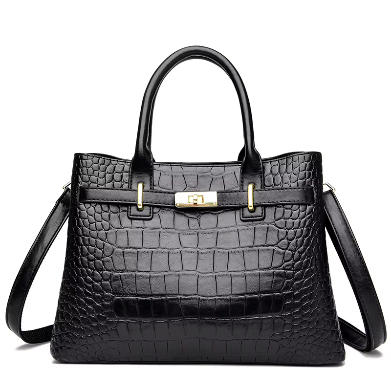 Sac à bandoulière à motif de pierre pour femmes, couleur unie, Simple, rétro, grande capacité, haute