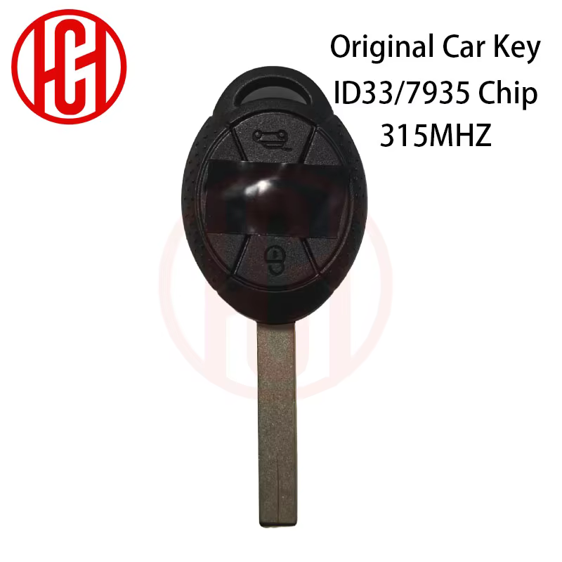 Clé de voiture d'origine FCCID LX8F2V ID33/7935 puce 315MHZ télécommande Fob 3 boutons pour BMW Mini
