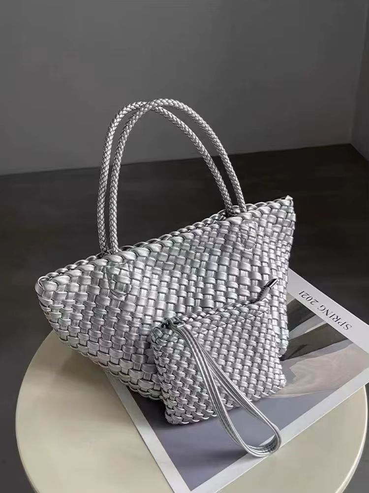 Sac Panier à Légumes pour Femmes - Nouveau Modèle 2026 - Sac à Main Délicat en Forme de Dés, Style H
