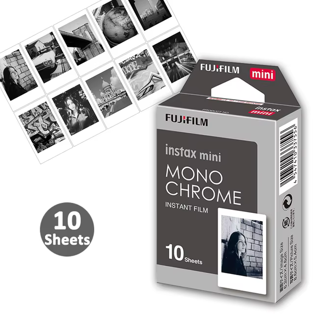 Film couleur Instax Mini Japan pour appareils photo Fujifilm Instax Mini 12, 40, 90, Liplay Evo, 10-