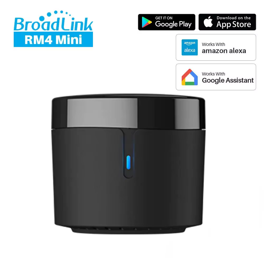 Télécommande intelligente infrarouge Broadlink RM4 Mini pour la maison, compatible avec Alexa et Goo