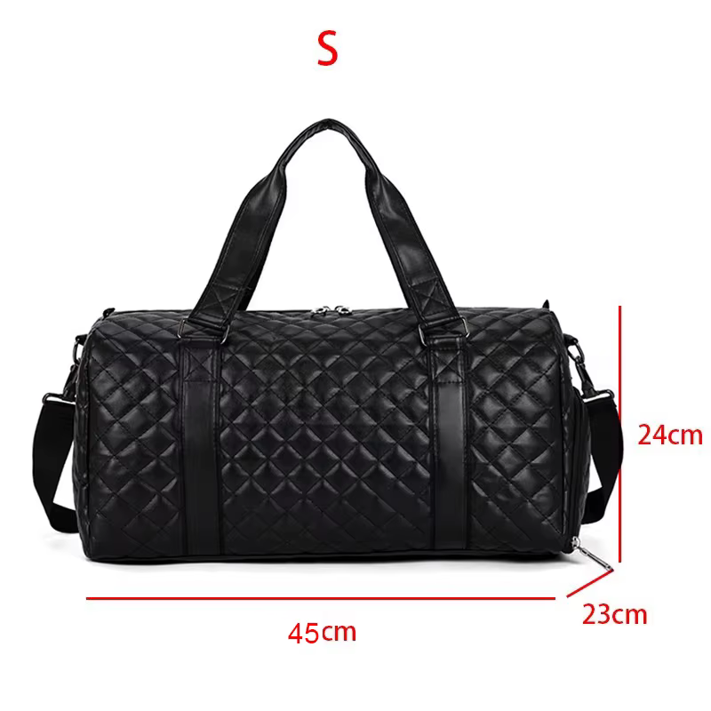 Sac à main en cuir PU pour femme, sac fourre-tout de sport, sacs de fitness, sac à bandoulière de vo