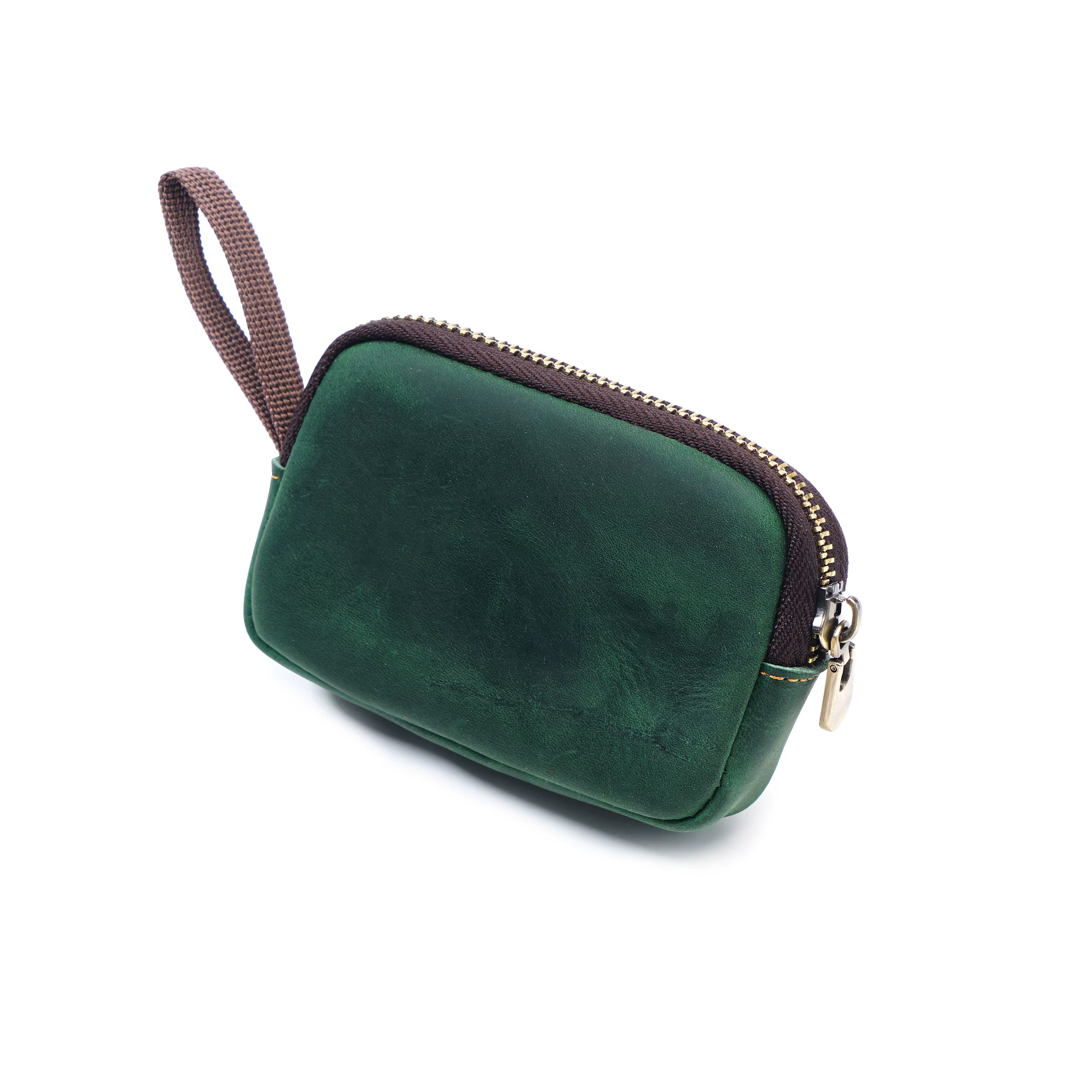 Porte-monnaie en cuir véritable avec porte-clés, mini porte-monnaie pour cartes, sac de rangement mu