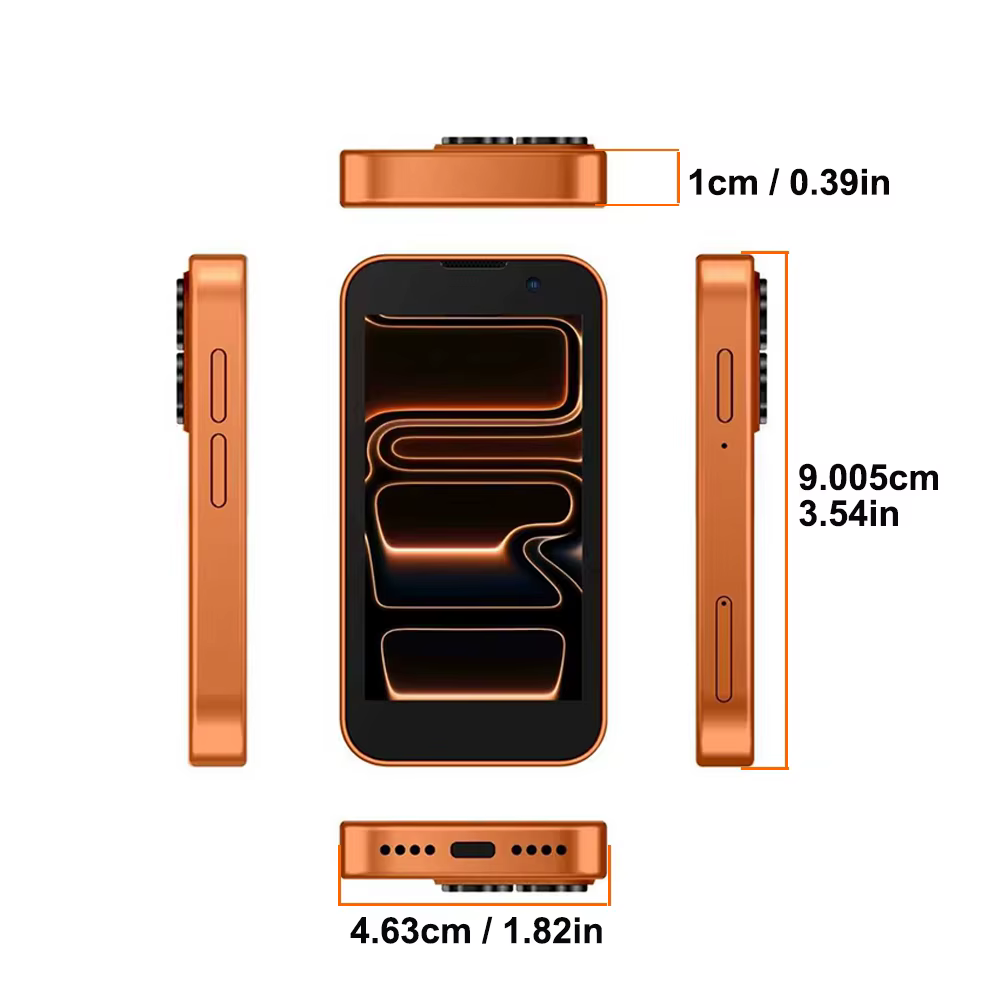 SOYES i17 Mini Smartphone 3.0 "écran 2GB RAM 16GB ROM double SIM veille double caméra Android 9.0 mu