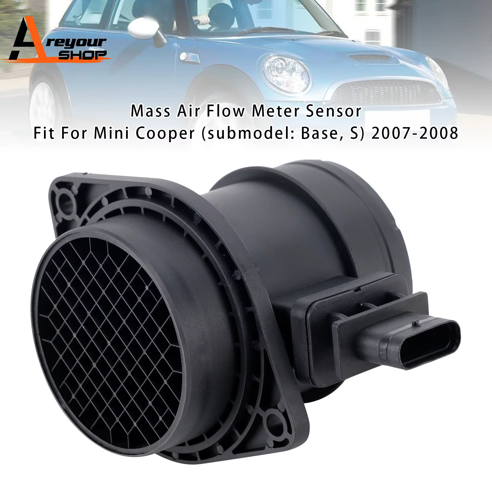 Capteur de débitmètre d'air massique, pour Mini Cooper 2007 2008 2009 2010 1,6l 0280218205