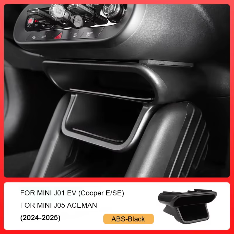 Boîte de rangement de Console centrale de voiture, pour Mini Cooper E SE J01 EV J05 Aceman 2024 2025