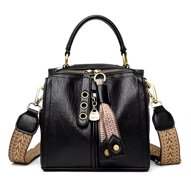 Sac à Main en Cuir de Vache group pour Femme, Sacoche de Luxe, Fourre-Tout à Bandoulière, Nouvelle C