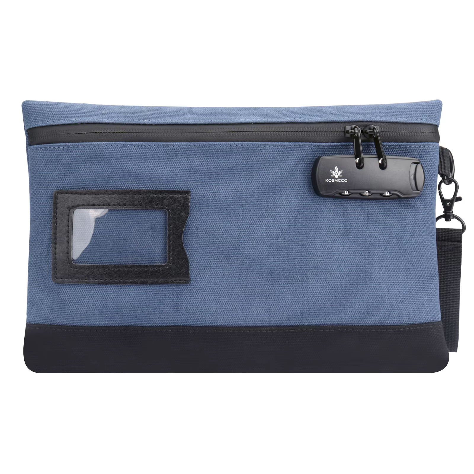 Sac d'argent avec serrure, sac d'argent en toile Durable pour sac de rangement de passeports en espè