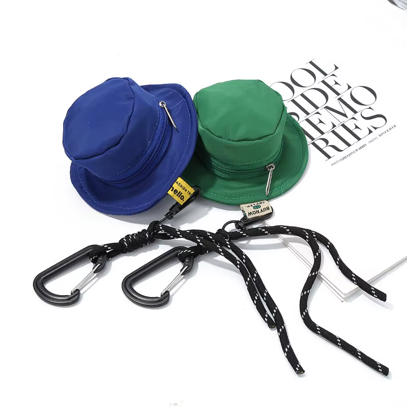 Mini sac chapeau de pêcheur, design de niche, porte-monnaie pour écouteurs, porte-clés, sac pour fem