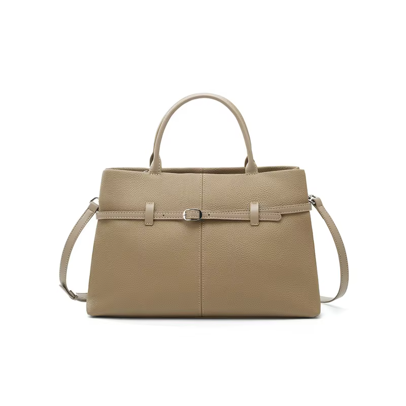 Sac pour femme en cuir de vachette pleine fleur, sac fourre-tout grande capacité, sac à bandoulière 