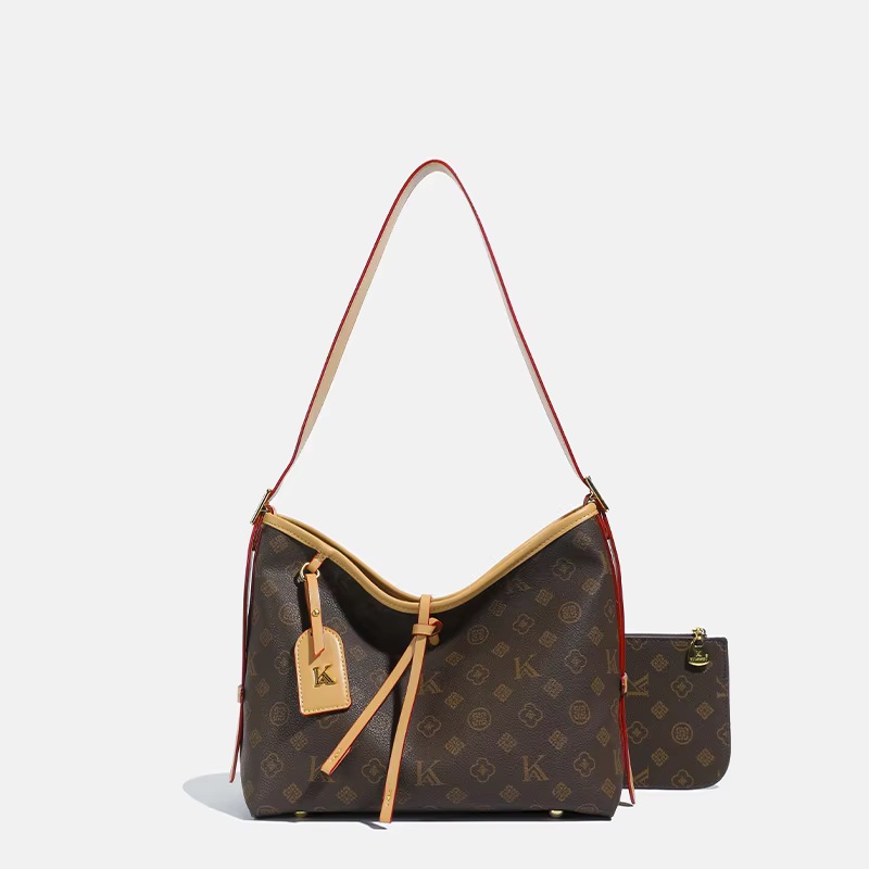 Sac de belle-mère imprimé rétro pour femmes, sac à bandoulière décoratif avec étiquette personnalisé