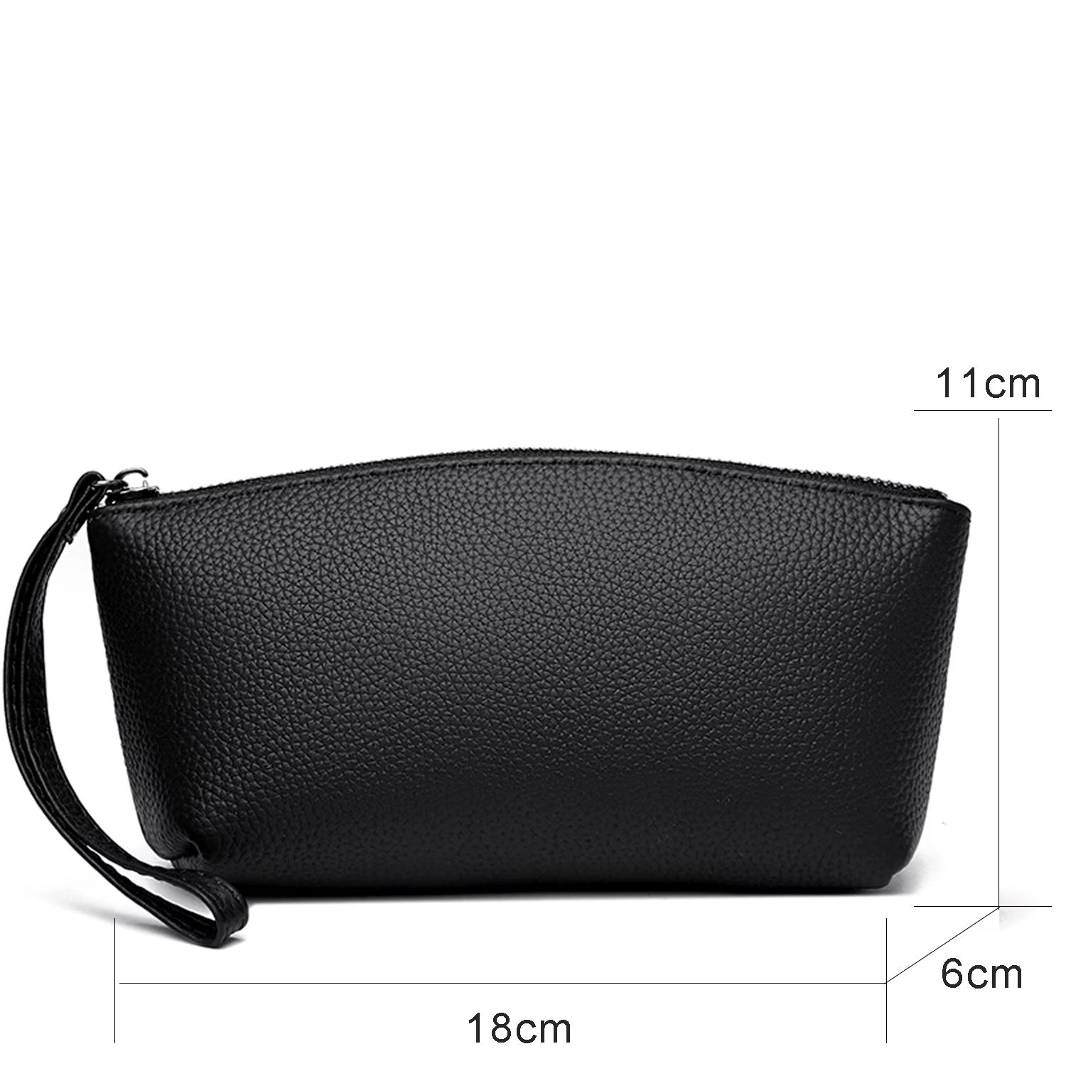 Sac à main en cuir véritable pour femme, style minimaliste noir, coutures soignées, sac à la mode po