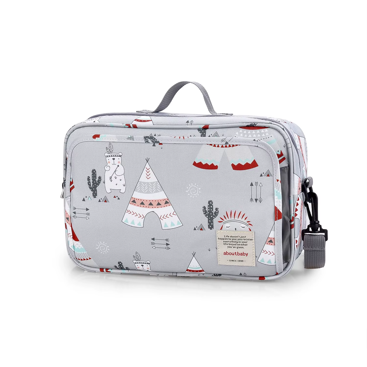 Sacs imperméables pour maman, imprimés de mode, sec et humide, pour couches de maternité jetables et