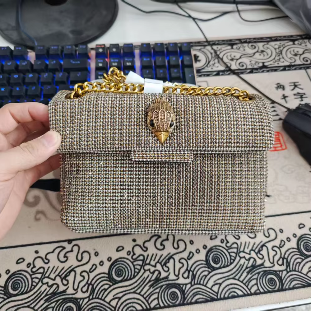 Nouveau Sac à Chaîne Tête d'Aigle pour Femme 2026, Sac Bandoulière Luxe Léger, Sac Carré Rétro Éléga