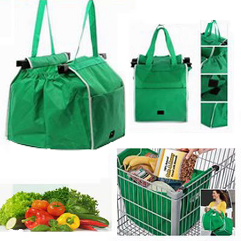 Sac à provisions de supermarché pour femme, fourre-tout à roulettes, sacs de chariot épais, sacs à m