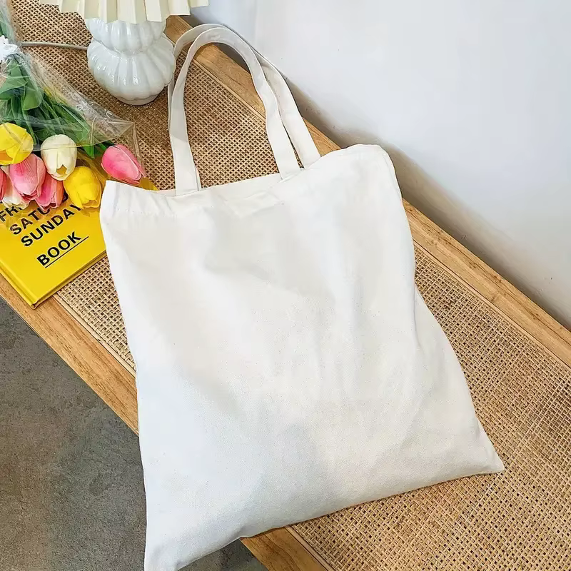 Sac à bandoulière en toile de couleur unie pour femmes, Simple et décontracté, grande capacité, pour