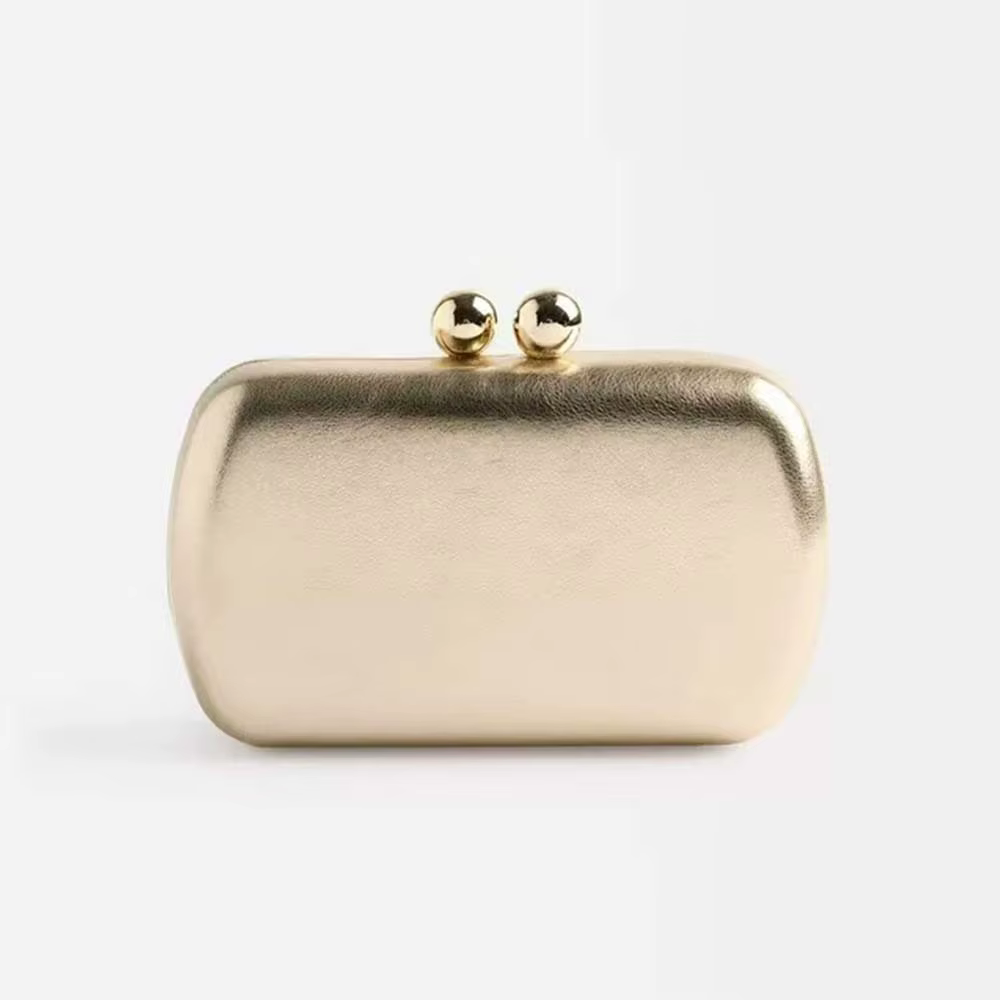 Pochette argentée pour femmes, pochette de luxe pour bal de promo, Banquet, mariage, sac à main pour
