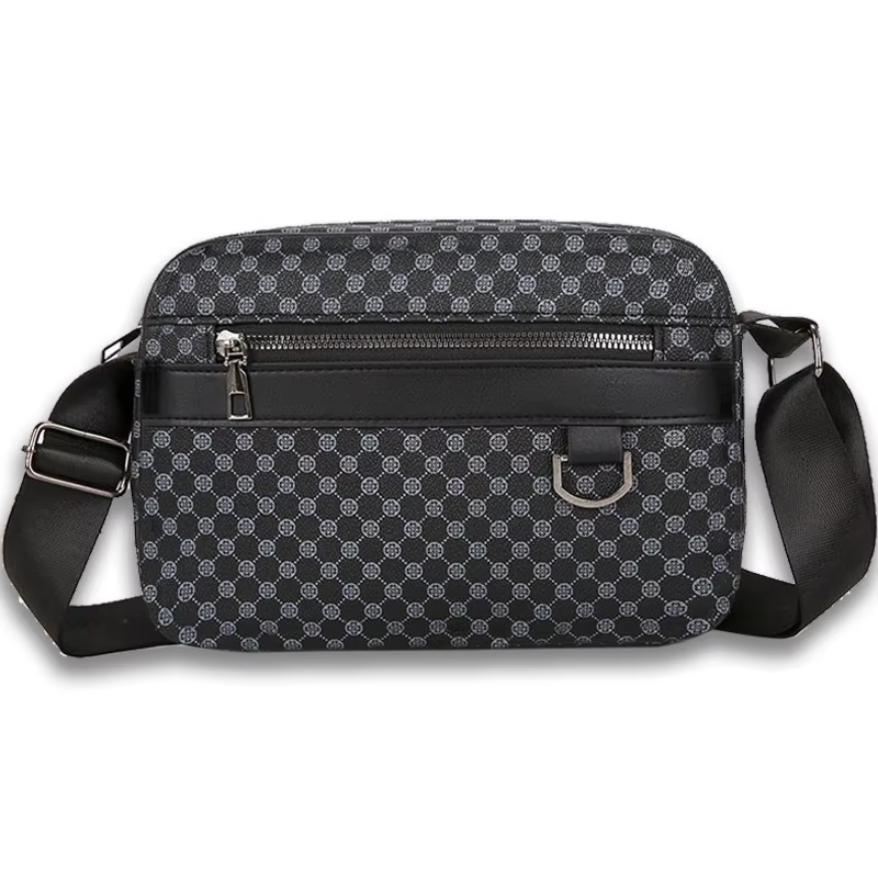 Sac à bandoulière monogramme haut de gamme, élégant sac à main porté épaule avec sangle réglable, di