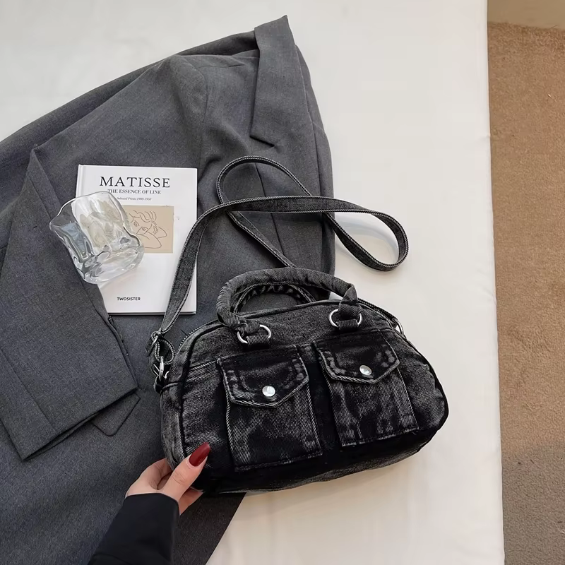 Sac à main en Jean de luxe pour femmes, sac à bandoulière en Denim, nouvelle marque, sac en toile dé