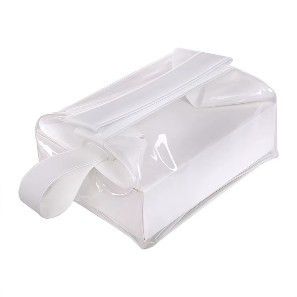 Sacs de toilette transparents à fermeture magnétique, étanches, grande capacité, sac à maquillage en