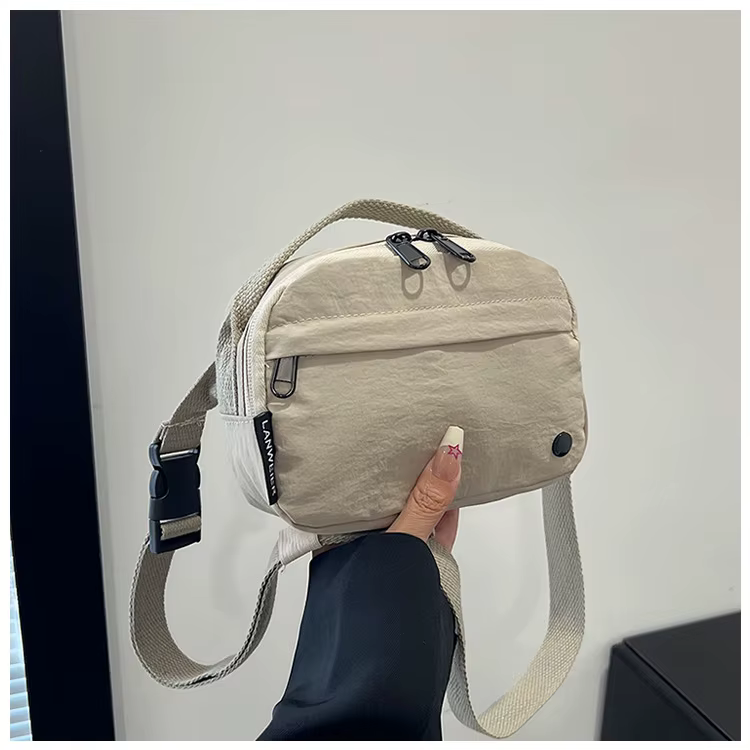 Sac à main carré de style urbain unisexe, idéal pour les voyages et le shopping, sac bandoulière ten