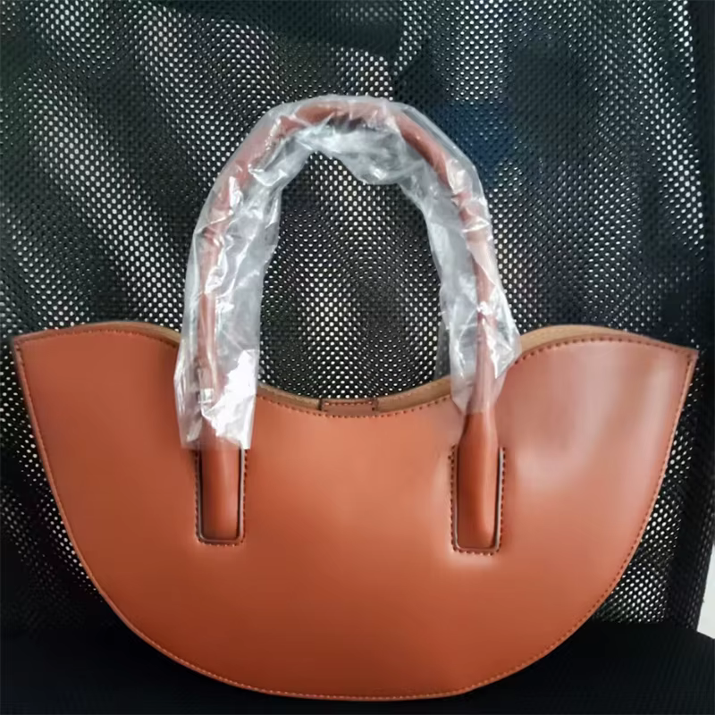 Sac fourre-tout à ailes ovales, sac à main en cuir de haute qualité, Design de marque, panier de Sho