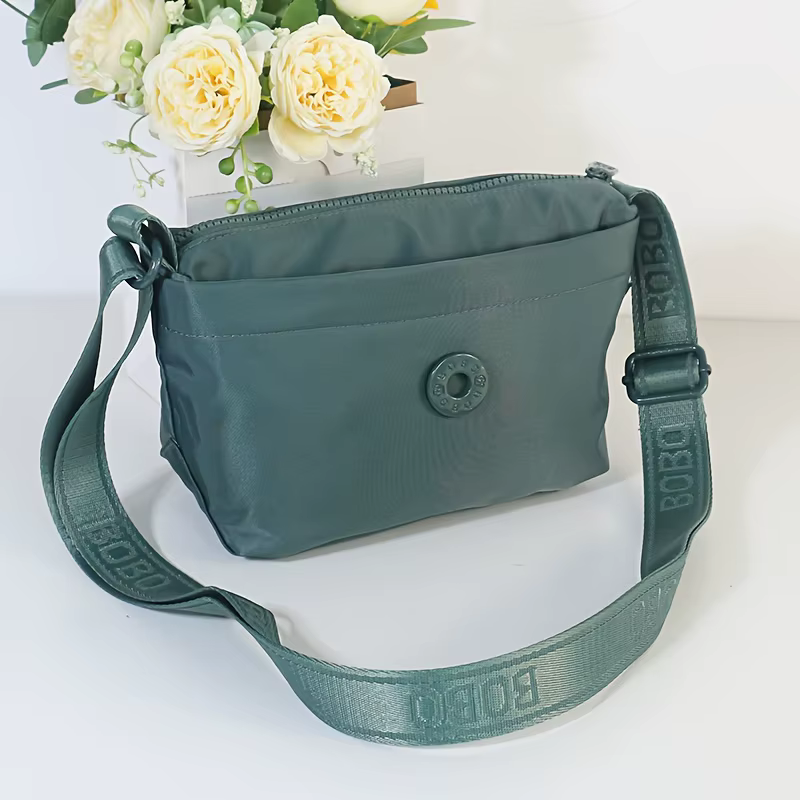 Sacs à bandoulière tendance pour femmes, sac messager, matériau en nylon de haute qualité, 3 poches,