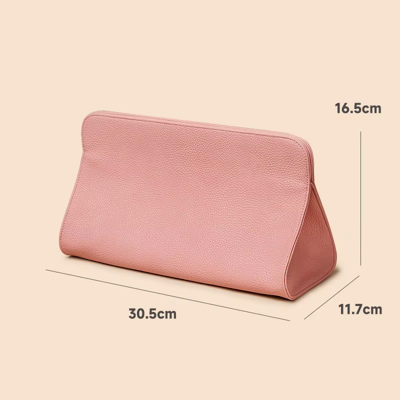 Sac de rangement pour outils de coiffure, sac de rangement en cuir PU pour lisseur de cheveux, fer à