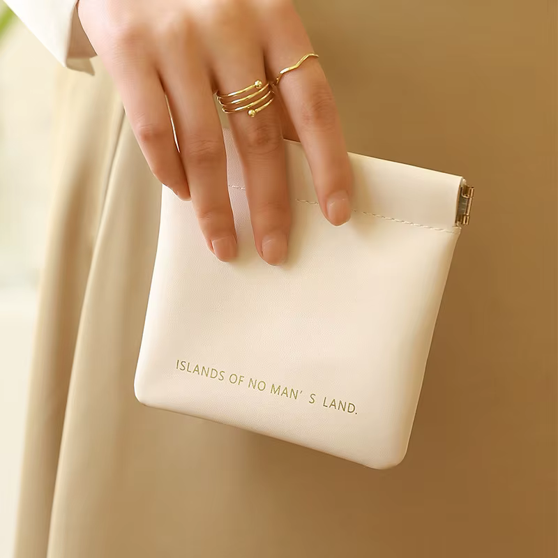 Porte-monnaie portable en cuir PU unisexe, sac pour écouteurs, sauna, téléphone, évaluation, mini sa
