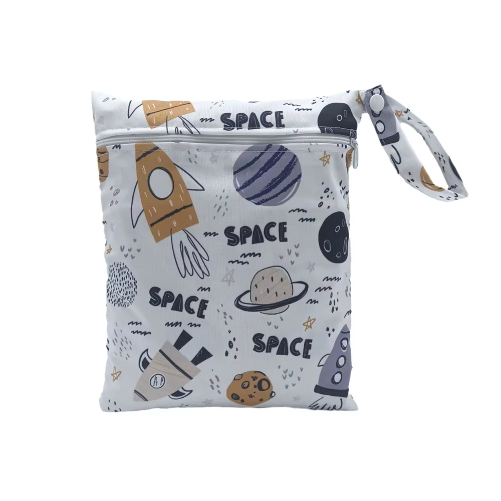 Sacs à Couches Lavables et Réutilisables pour Gril, Nouveau Modèle Imprimé, Taille 20x25cm, Imperméa