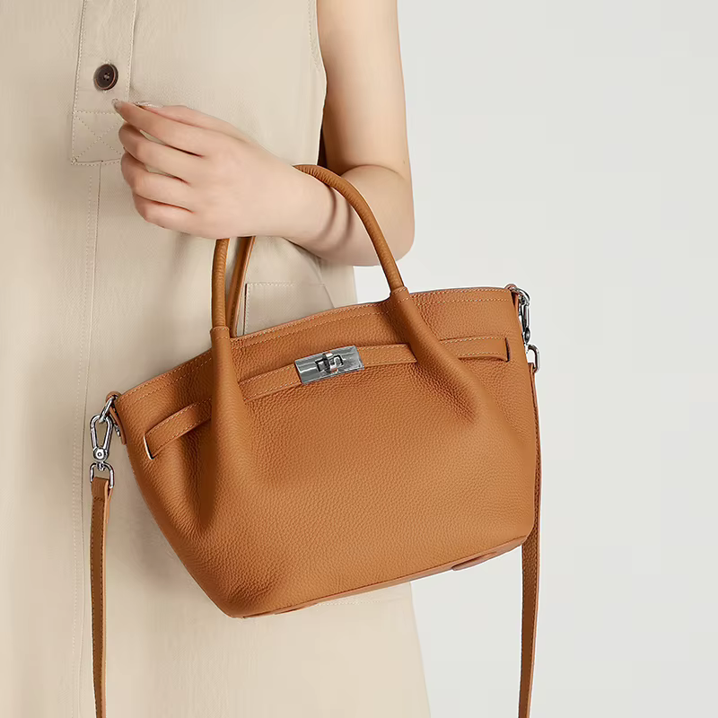 Sac seau en cuir véritable pour femmes, sacs à main de luxe de créateurs, sac bandoulière en cuir pl