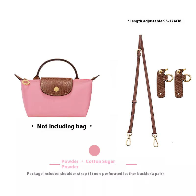 Sac à bandoulière en cuir, nouvelle couleur, sangle d'épaule adaptée au remplacement de sac Longcham
