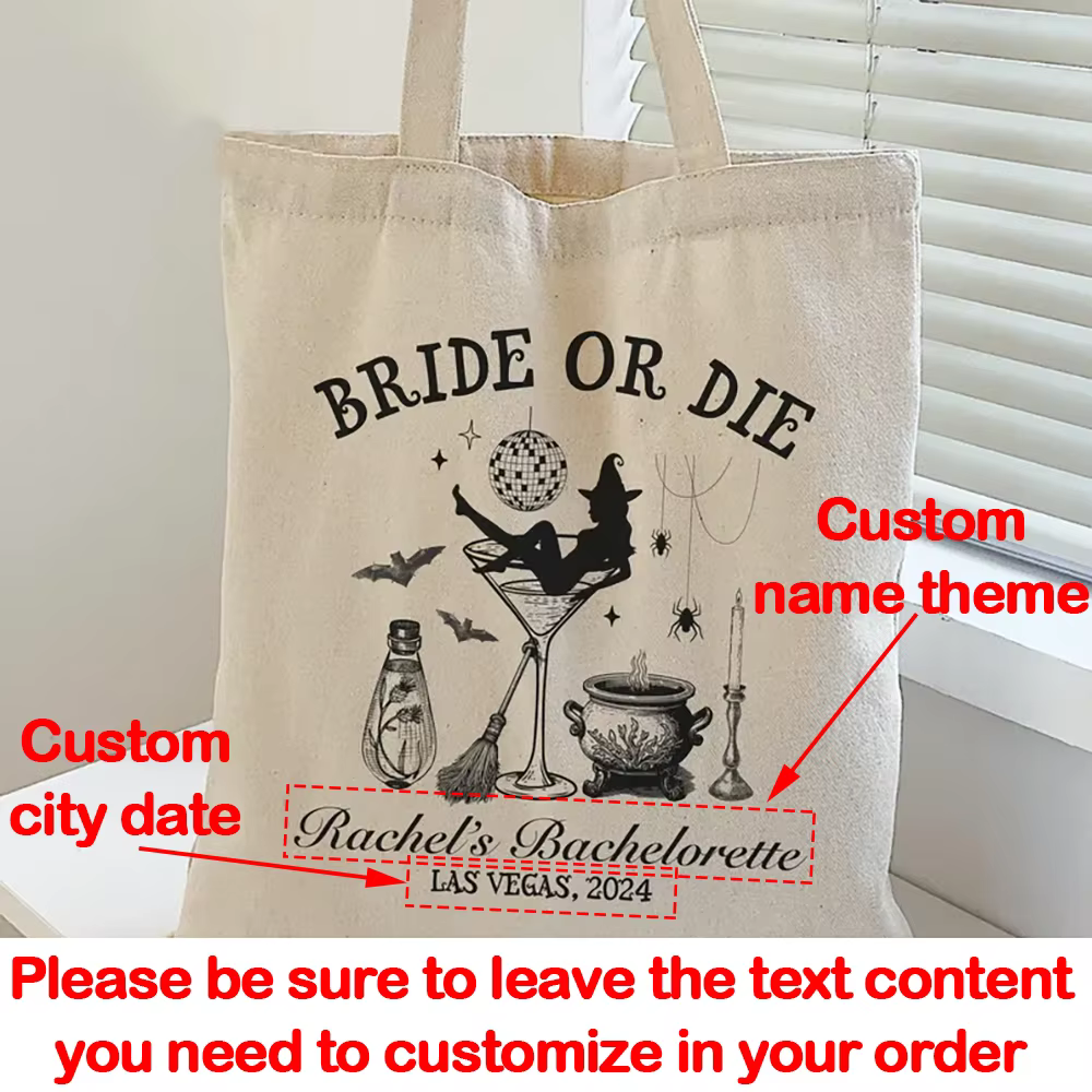 Grand sac à cadeaux personnalisé pour fête d'enterrement de vie de jeune fille, sac cadeau pour fête