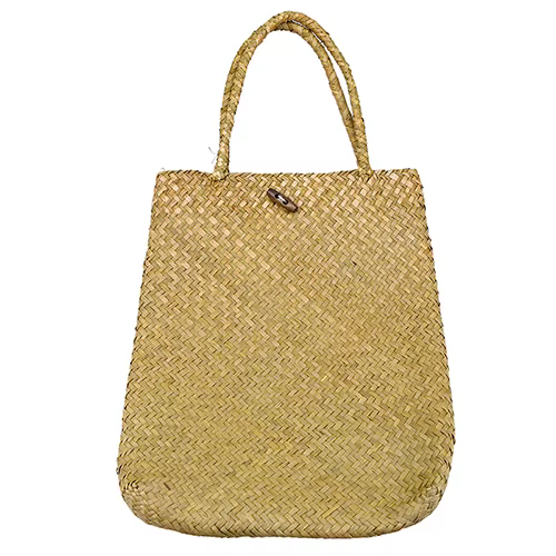 WHISM-Sacs à bandoulière en rotin pour femmes, sacs à main en paille, sac de rangement fait main, pa