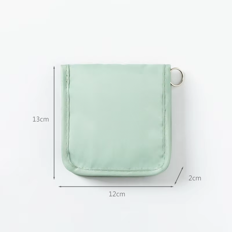 Mini pochette portable pliable à grande ouverture avec fermeture éclair, trousse de premiers secours