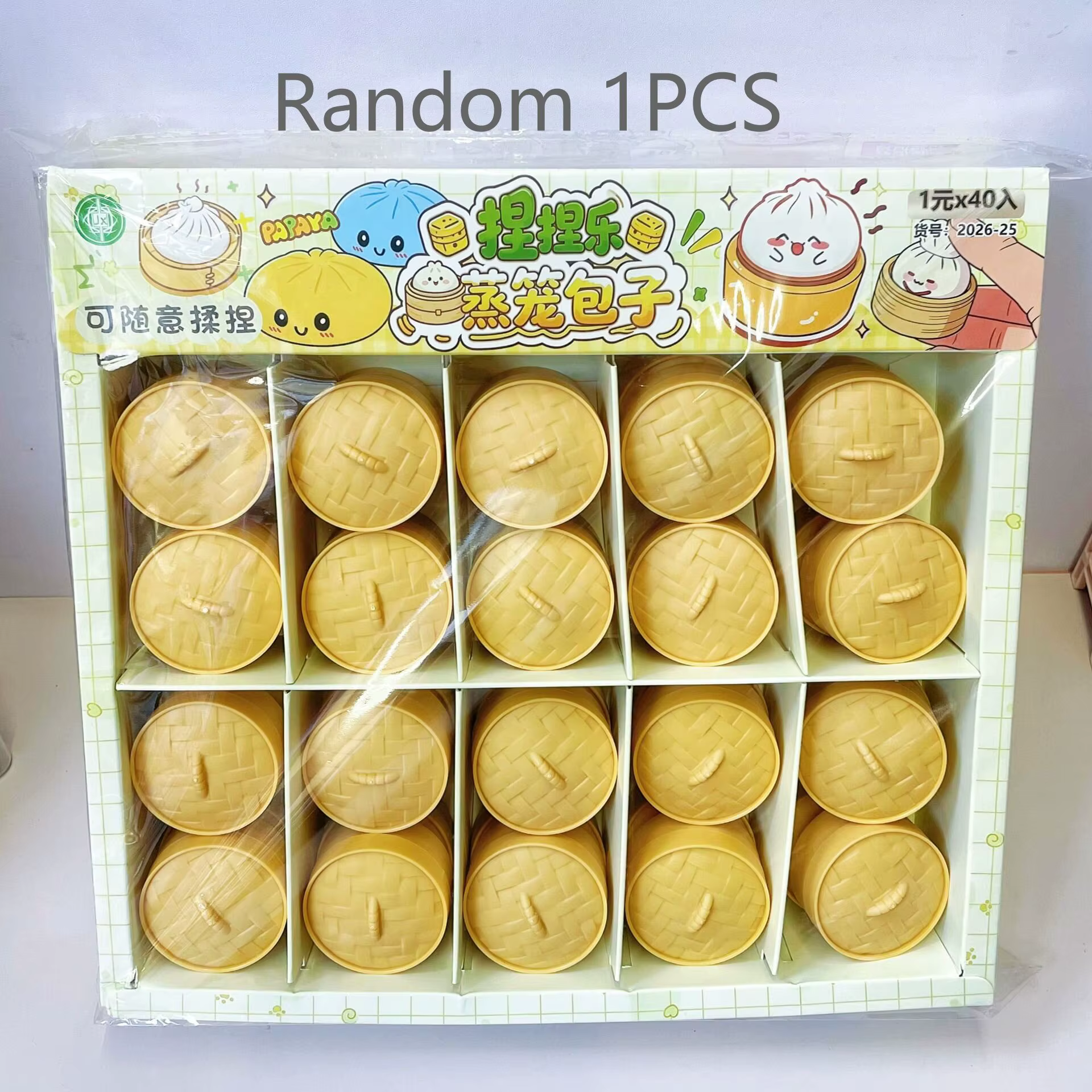 Mini Jouets Squishy en Forme de Boulettes de Ravioli et de Pains Vapeur, Ensemble de Jouets Sensorie