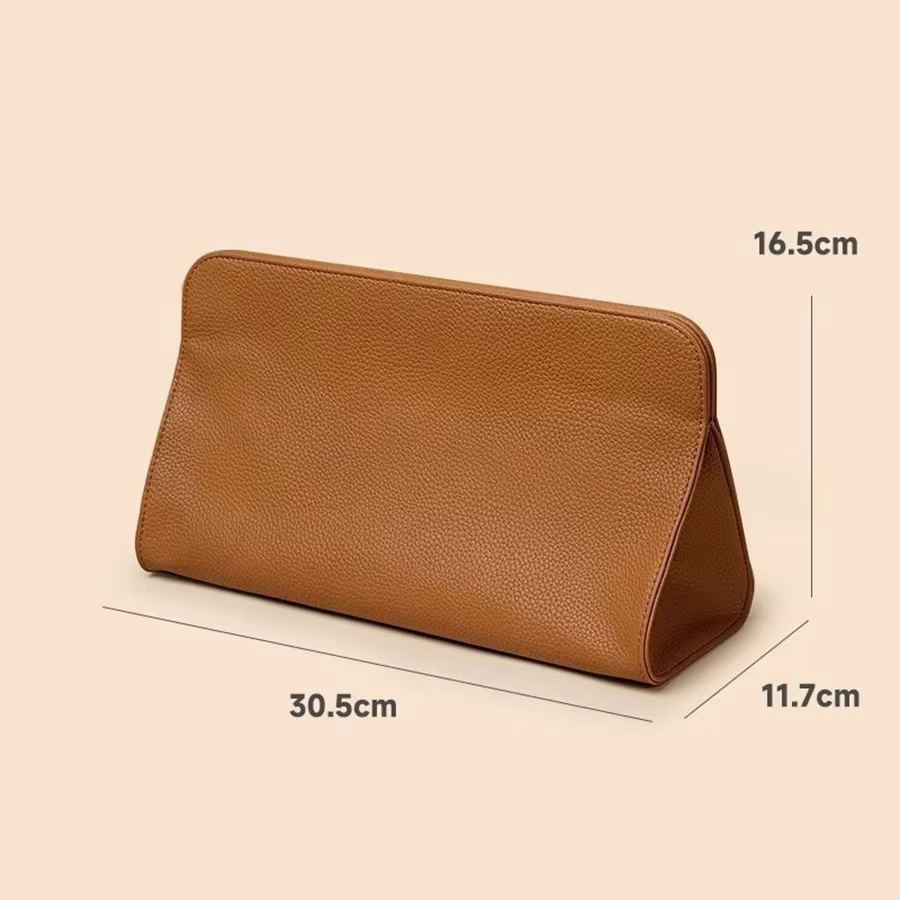 Sac de rangement pour outils de coiffure, sac de rangement en cuir PU pour lisseur et fer à friser,