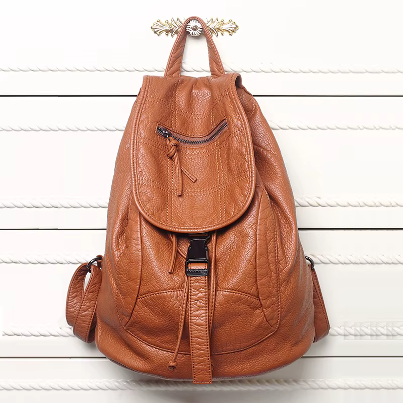 Sac à dos ; Nouveau sac à dos 2025 ; Sac à dos vintage ; Sac à bandoulière portable ; Sac à dos en c