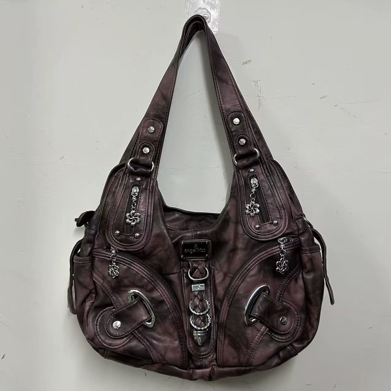 Sac à bandoulière tendance pour femme Angel Kiss, grand sac fourre-tout à poignée supérieure, sac à 