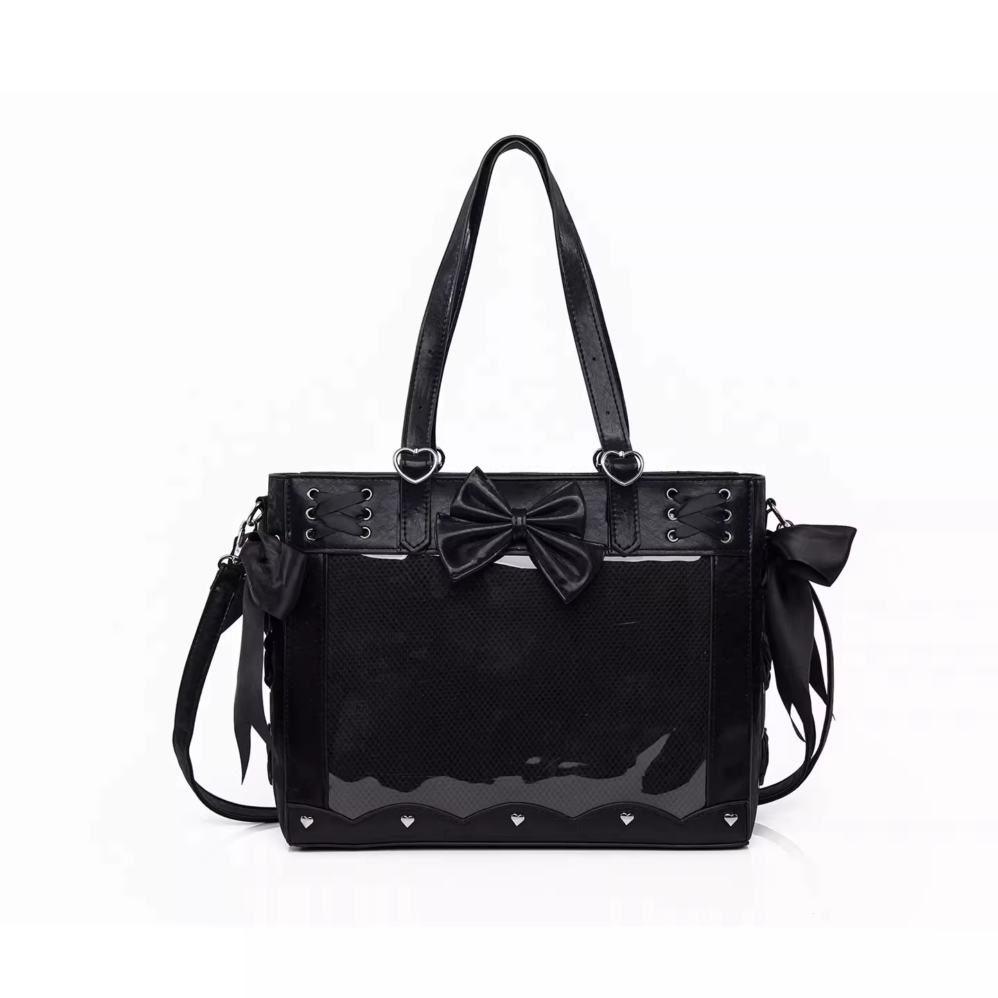 Bandage Bow épaule Ita Sac haute capacité Sac Femme utilisation quotidienne Bolso sacs originaux pou