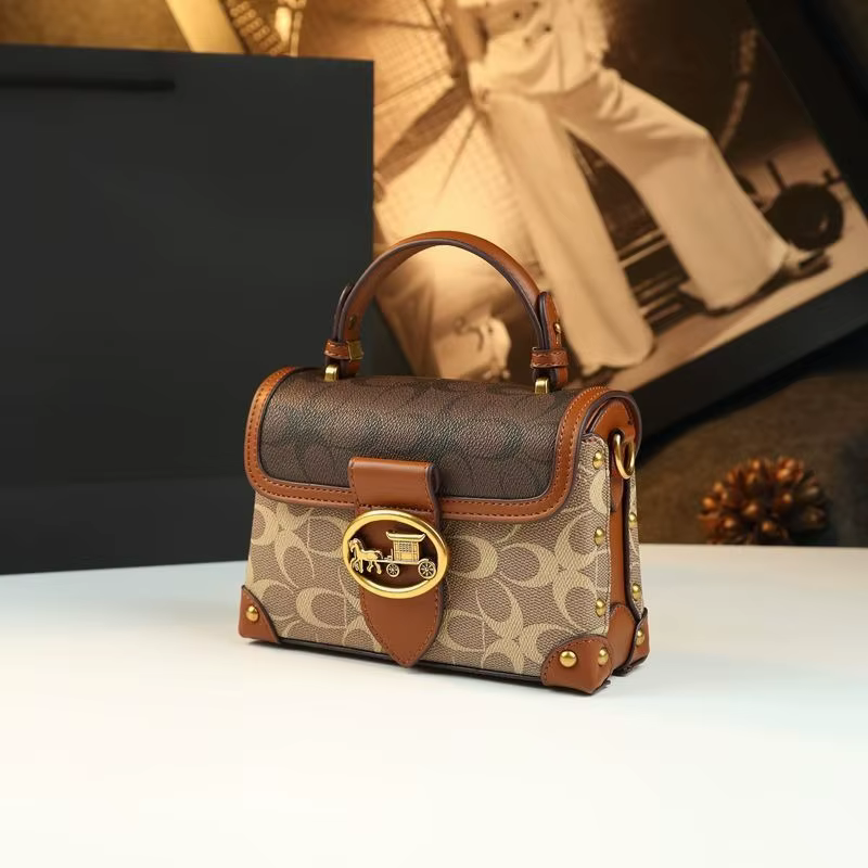 Un nouveau sac boîte élégant et haut de gamme 2025 avec un design de niche et un sac pour femme luxu