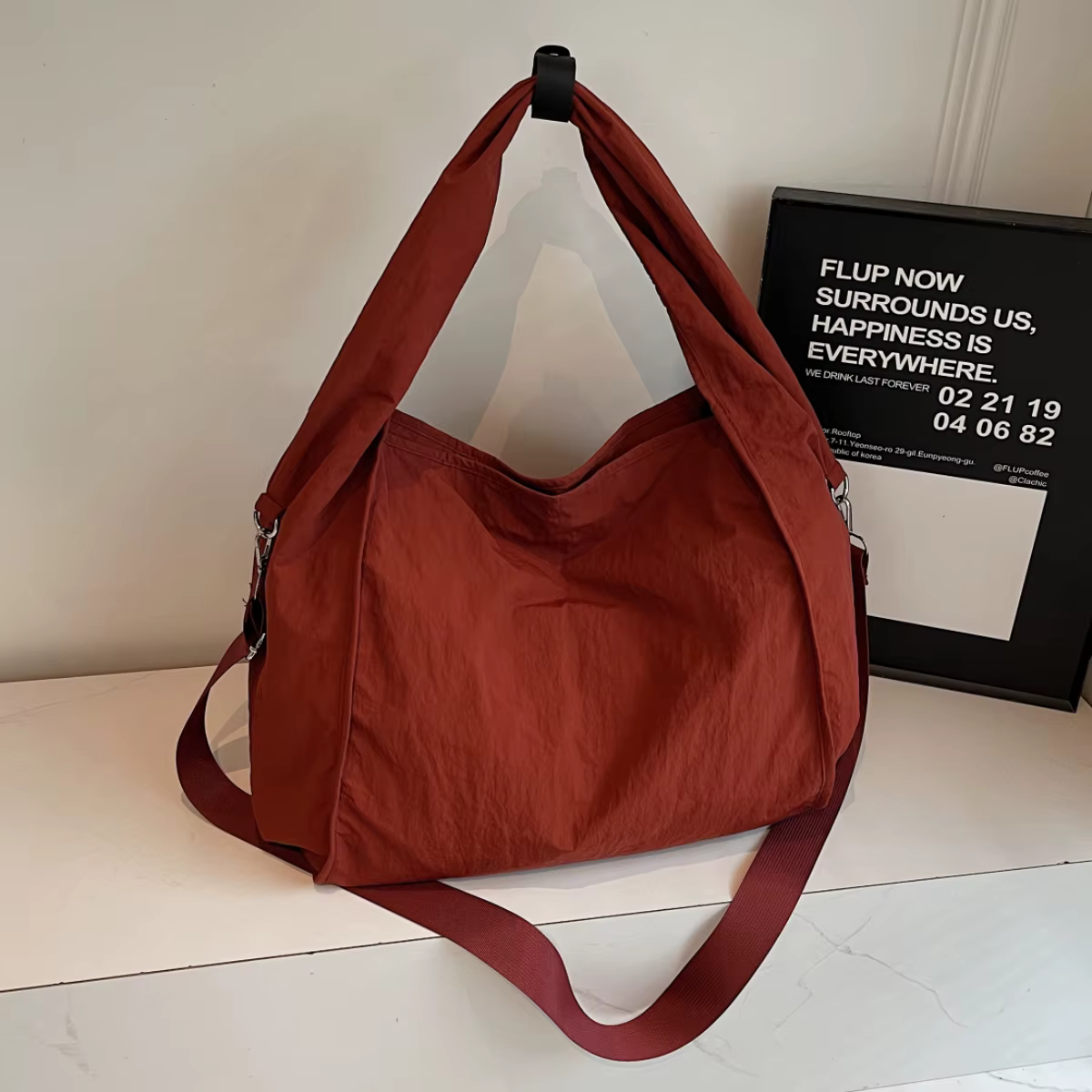 Sac fourre-tout au design original pour femme, nouveau modèle 2026, en toile, grande capacité, sac à