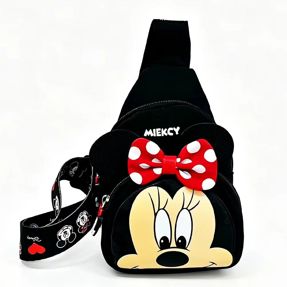 Sac à bandoulière Disney Mickey Mouse, sac à monnaie à bandoulière pour garçons et filles, accessoir