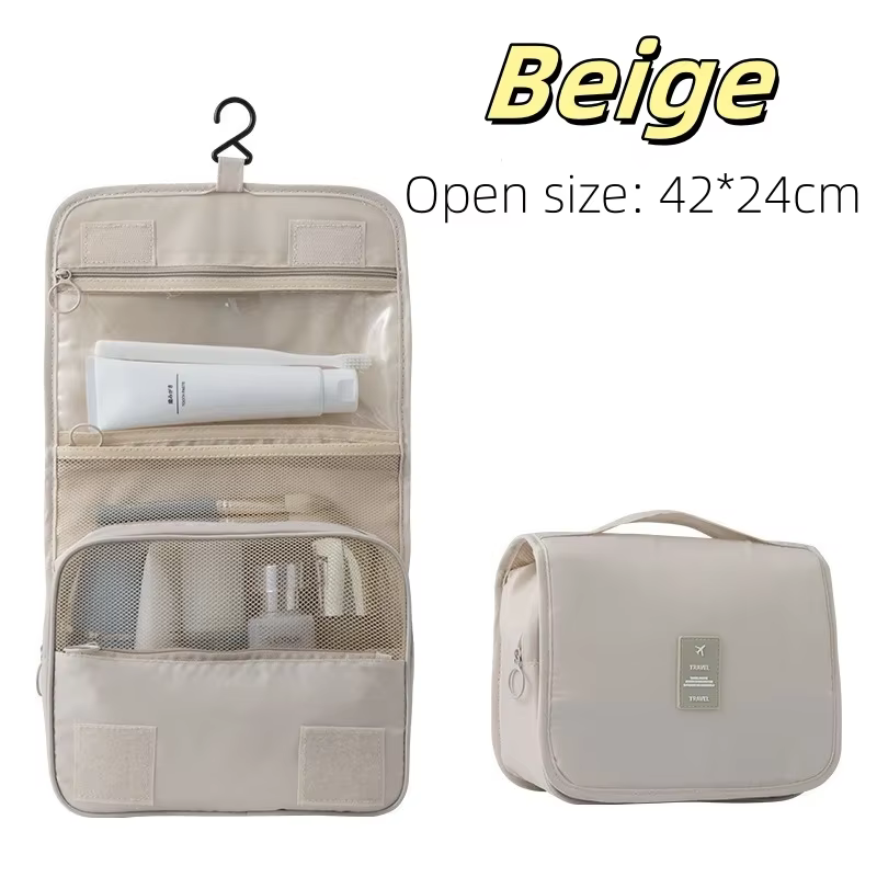 Sac de maquillage de voyage de haute qualité, organisateur de produits de toilette étanche pour femm