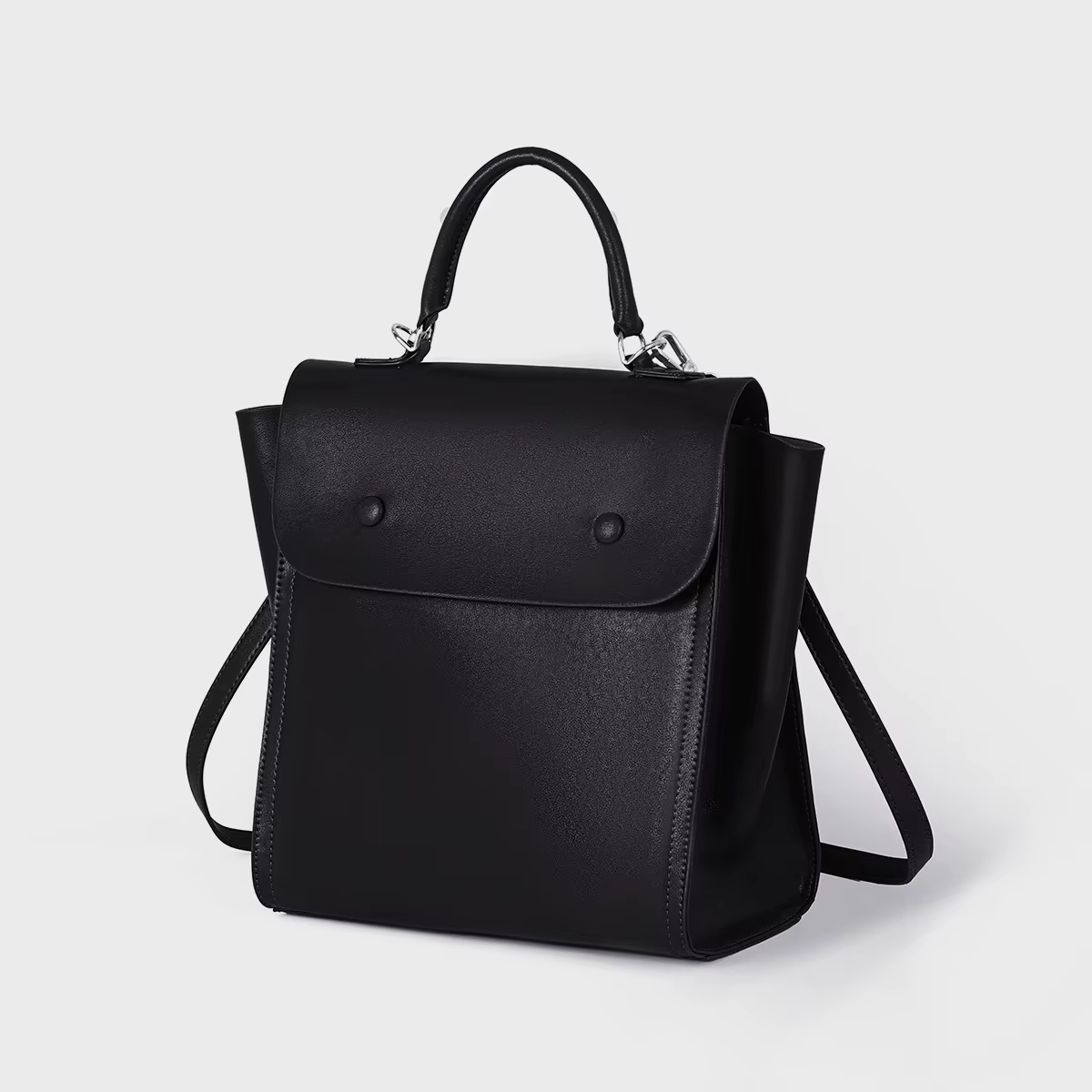 Petit sac à dos coréen en cuir véritable pour femmes, sac à dos léger pour les trajets quotidiens à